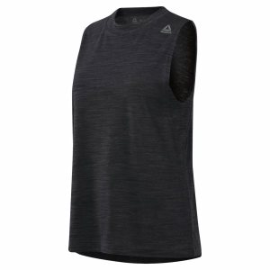 Reebok Training Essentials Marble Muskelshirt Damen - Schwarz - DE 894-VPL